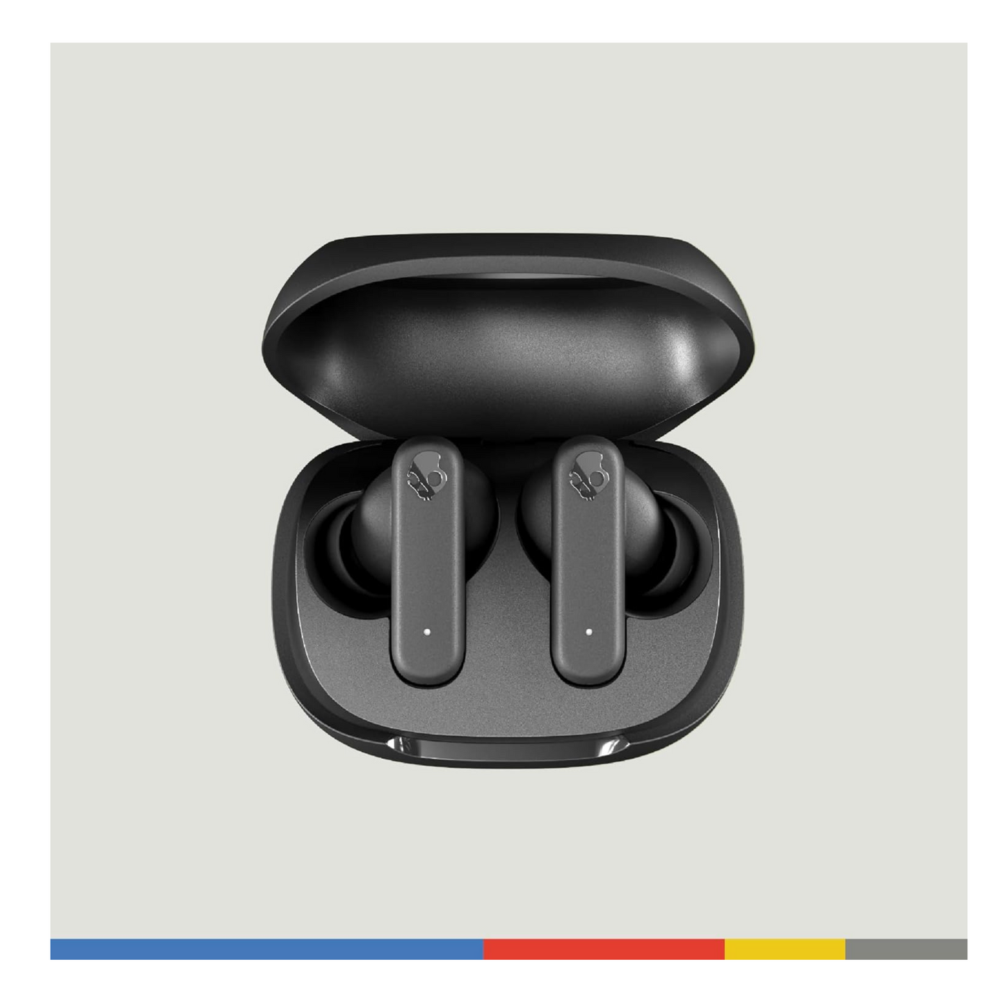 Skullcandy Smokin' Buds - Auriculares inalámbricos intrauditivos, batería de 20 horas, 50% plásticos renovables, micrófono