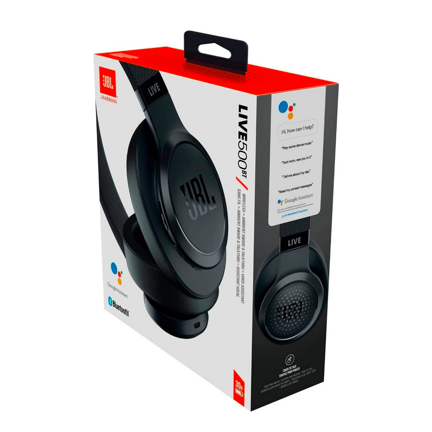 Auriculares inalámbricos con cancelación de Ruido | JBL LIVE 500BT incluye Alexa