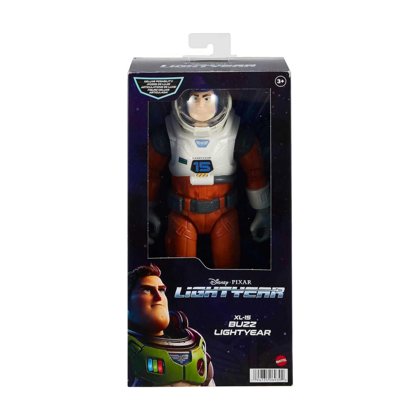 Mattel Disney y Pixar Lightyear - Figura de acción de Buzz Lightyear a gran escala XL-15