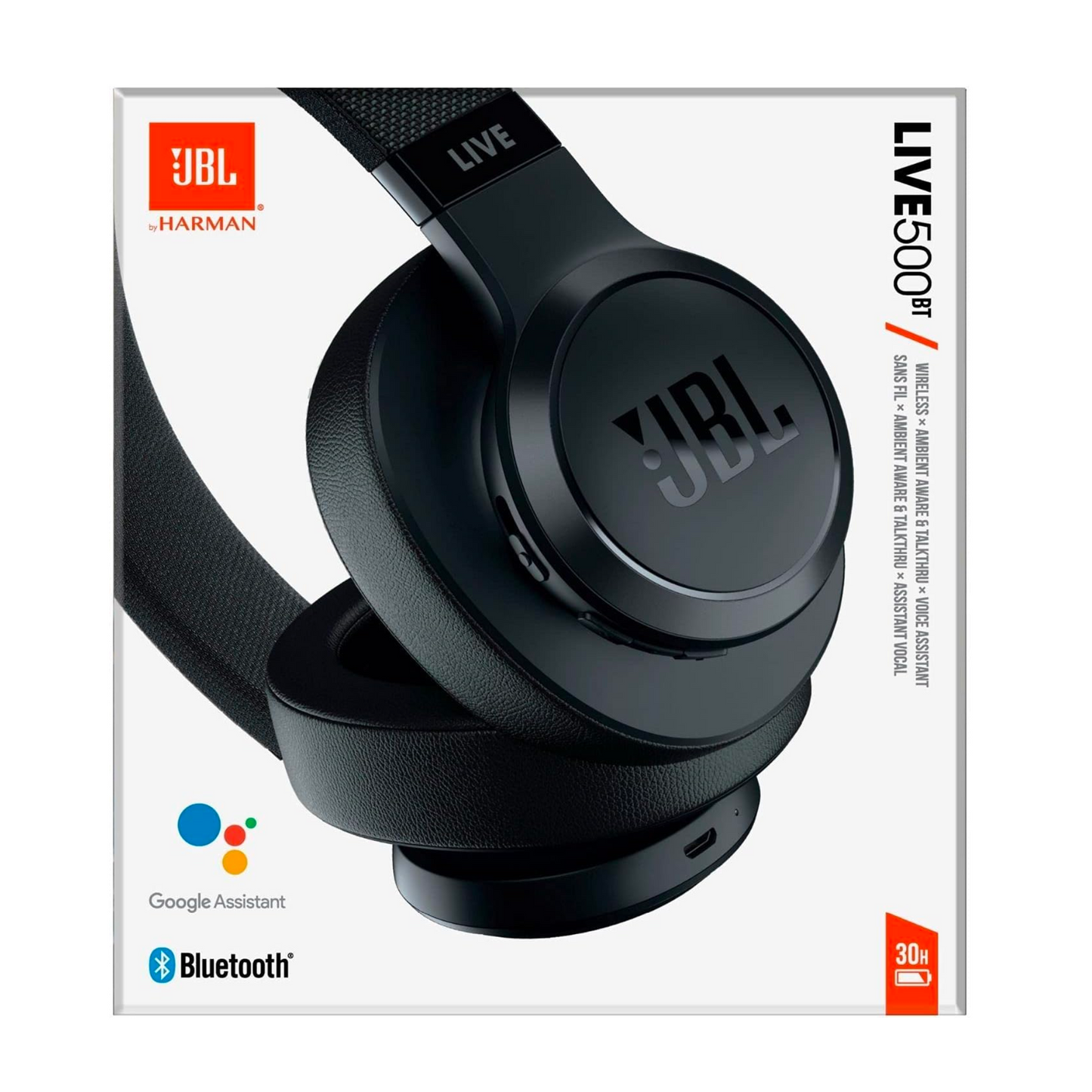 Auriculares inalámbricos con cancelación de Ruido | JBL LIVE 500BT incluye Alexa