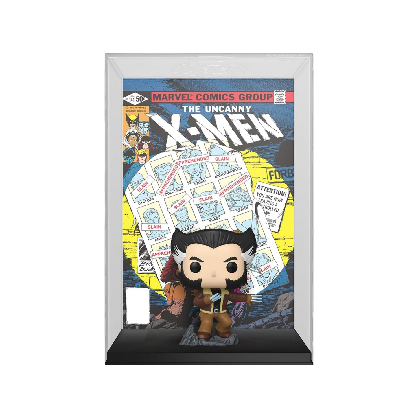 Funko Pop! Portada del cómic: Marvel - X-Men: Días del futuro pasado (1981), Wolverine