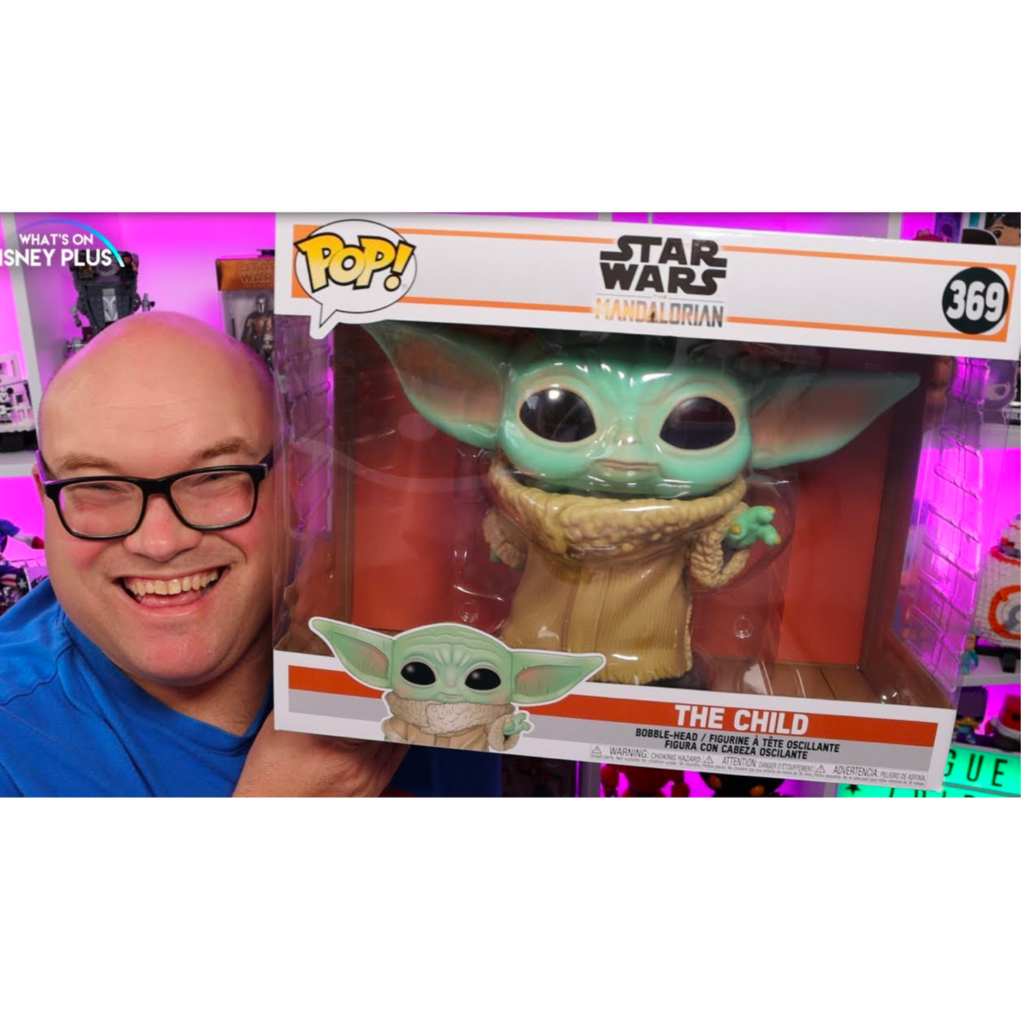 Funko Pop GIGANTE Star Wars: The Mandalorian Toy The Child Grogu