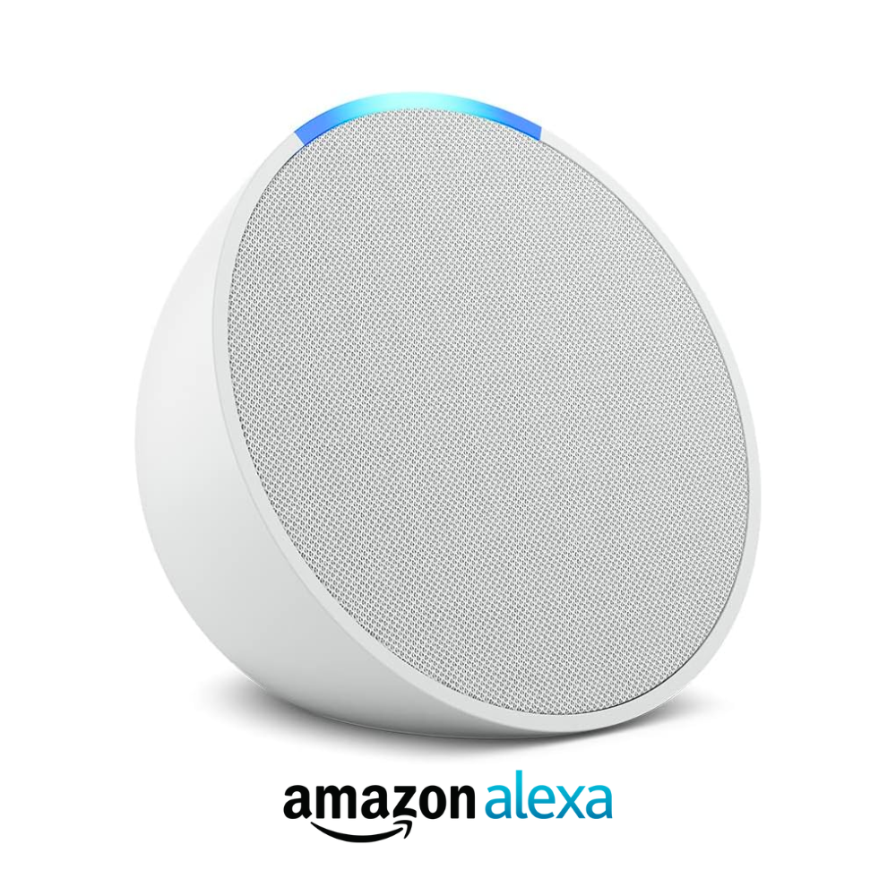 Echo Pop, Altavoz inteligente Bluetooth con Alexa de sonido potente y  compacto