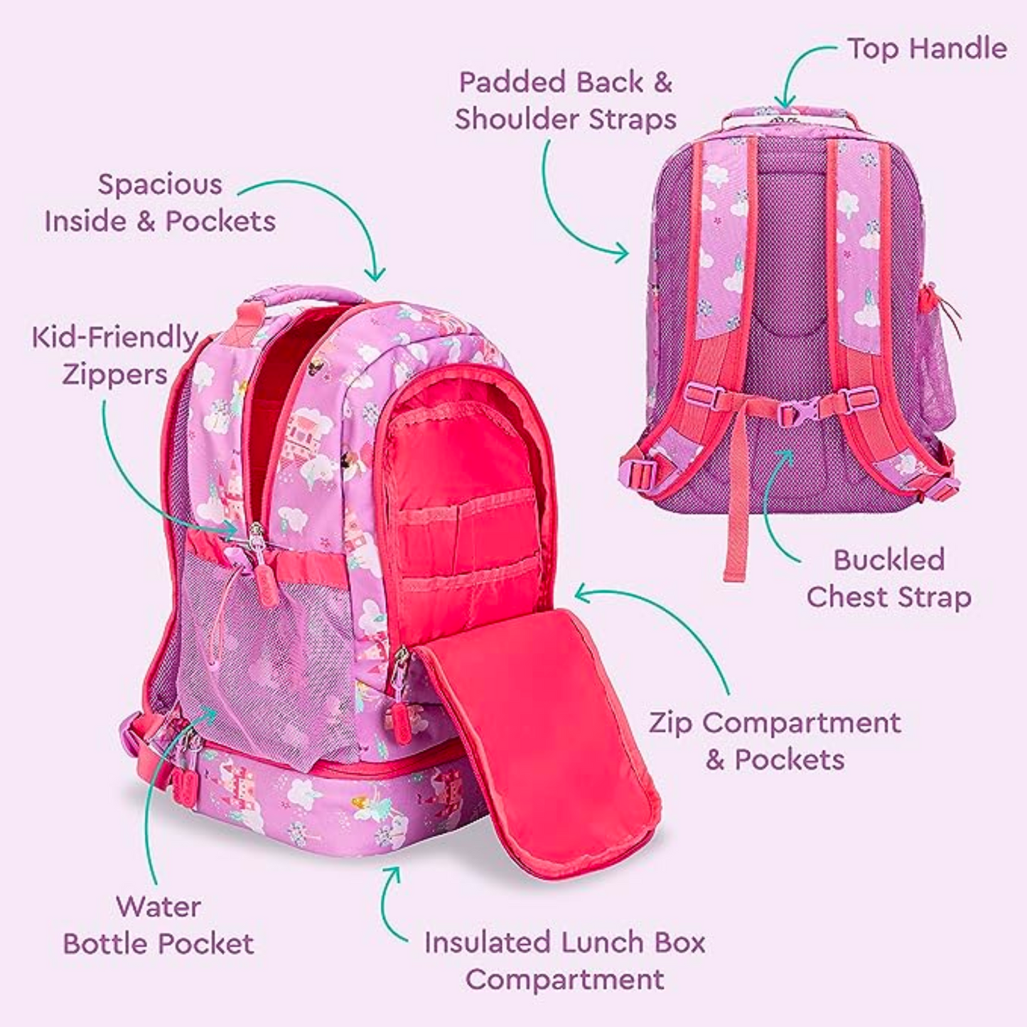Mochila Bentgo Kids | Prints Hadas
