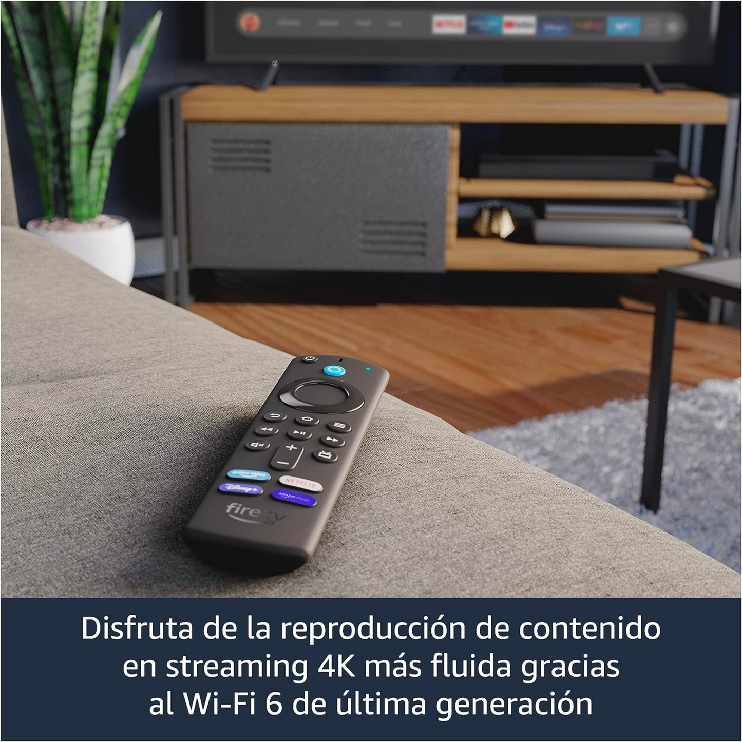 Fire TV Stick 4K Max con Wi-Fi 6 y control remoto por voz Alexa (incluye controles para la televisión)
