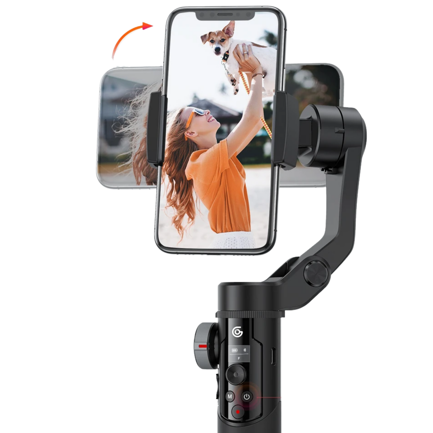 Estabilizador para Smartphone 3 Axis Gimbal con pantalla Oled y Trípode Bomaker Smart XR