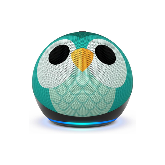 Amazon Echo Dot Kids | Altavoz inteligente Bluetooth con Alexa | buho