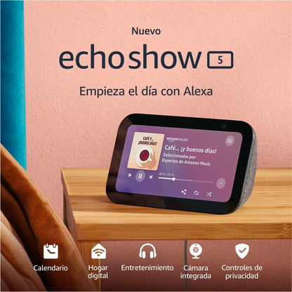 Nuevo Echo Show 5 (3.ª generación) | Pantalla táctil inteligente con Alexa | Varios Colores