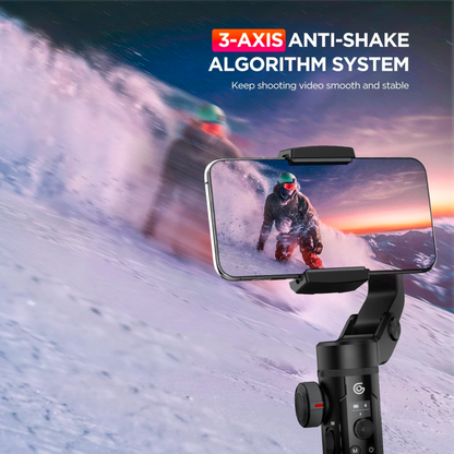 Estabilizador para Smartphone 3 Axis Gimbal con pantalla Oled y Trípode Bomaker Smart XR