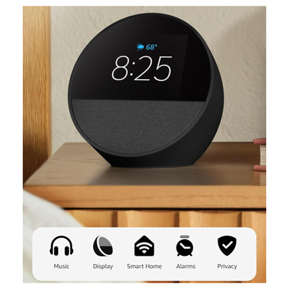 Amazon Echo Spot l Altavoz inteligente Bluetooth con Alexa