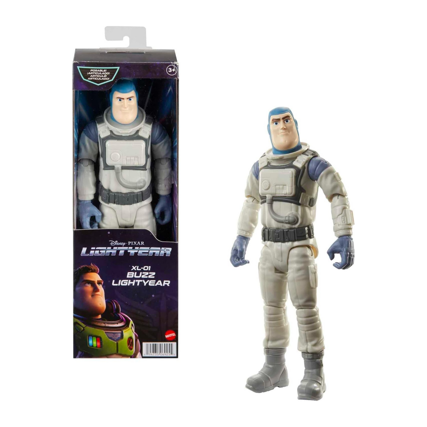 Mattel Disney y Pixar Lightyear - Figura de acción de Buzz Lightyear a gran escala XL01