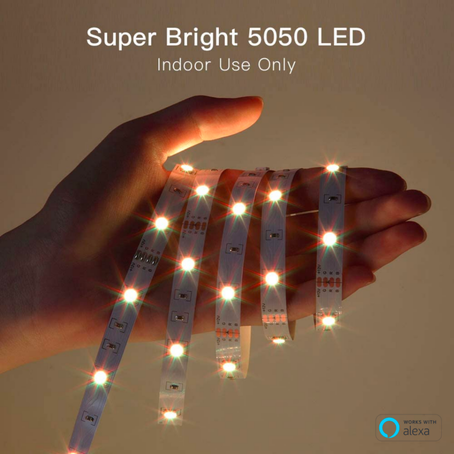 Tira de Luces LED RGB Inteligentes Treatlife 5 Metros | Compatible con Alexa