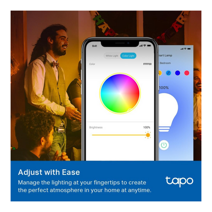 Foco inteligentes, Tapo TP-Link - 16M colores RGBW, regulables con Alexa