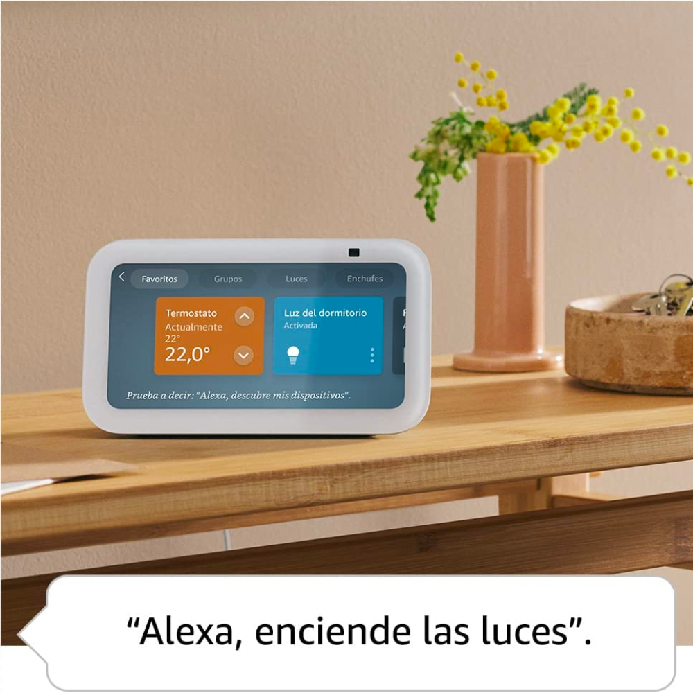 Pantalla inteligente con Alexa -  Echo Show 5 (3.ª generación),  Pantalla táctil de 5.5“, Alexa, Blanco