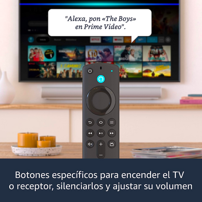 Fire TV Stick con mando por voz Alexa (incluye controles del TV)