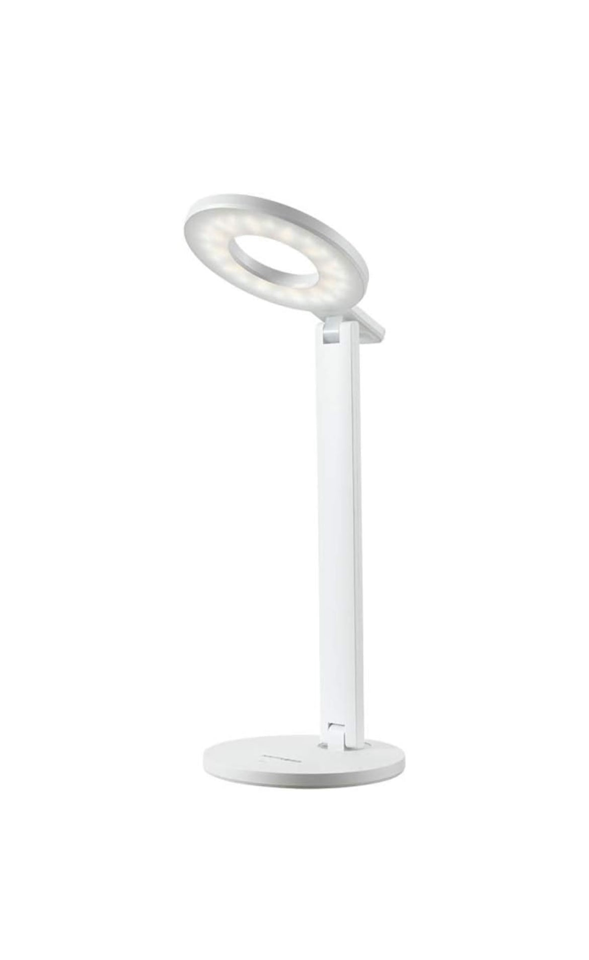 Lampara de Escritorio Led 3 Colores, Recargable con Soporte para Celular