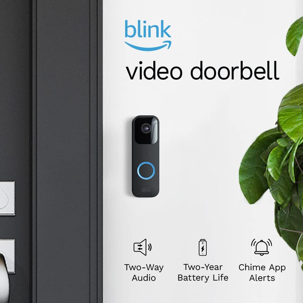 Timbre Inteligente Blink Video Doorbell + Sync Module 2 | compatible con Alexa.